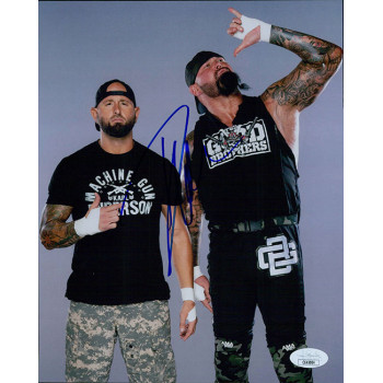 Doc Gallows Luke WWE TNA Wrestler Signed 8x10 Glossy Photo JSA Authenticated
