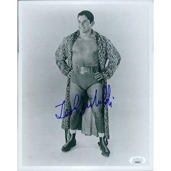 Leo Garibaldi Wrestler Signed 8x10 Glossy Photo JSA Authenticated