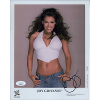 Joy Giovanni WWF WWE Diva Wrestler Model Signed 8x10 Glossy Photo JSA Authentic Joy Giovanni WWF WWE Diva Wrestler Model Signed 8x10 Glossy Photo JSA Authentic