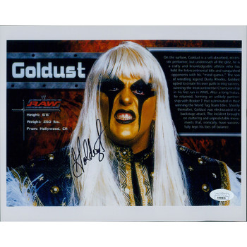 Goldust WWE WWF Wrestler Signed 8x10 Glossy Photo JSA Authenticated
