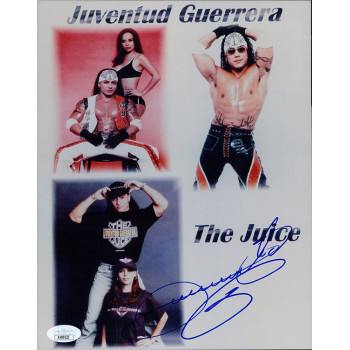 Juventud Guerrera WWE TNA Wrestling Signed 8x10 Matte Photo JSA Authenticated Juventud Guerrera WWE TNA Wrestling Signed 8x10 Matte Photo JSA Authenticated