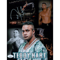 Teddy Hart WWE ROH MLW Wrestler Signed 8x10 Matte Photo JSA Authenticated Teddy Hart WWE ROH MLW Wrestler Signed 8x10 Matte Photo JSA Authenticated