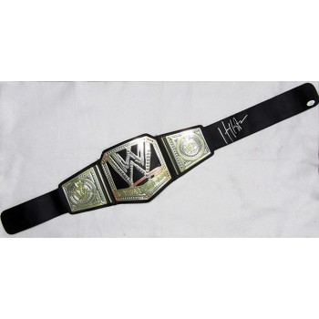 Hulk Hogan WWE WWF Signed Toy Championship Replica Belt JSA Authenticated