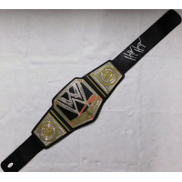 Hulk Hogan WWE WWF Signed Toy Championship Replica Belt JSA Authenticated
