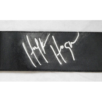 Hulk Hogan WWE WWF Signed Toy Championship Replica Belt JSA Authenticated