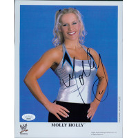 Molly Holly WWE WWF Diva Wrestler Signed 8x10 Glossy Photo JSA Authenticated Molly Holly WWE WWF Diva Wrestler Signed 8x10 Glossy Photo JSA Authenticated