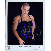 Molly Holly WWE WWF Diva Wrestler Signed 8x10 Glossy Photo JSA Authenticated Molly Holly WWE WWF Diva Wrestler Signed 8x10 Glossy Photo JSA Authenticated