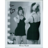 Missy Hyatt WWF WCW ECW Wrestling Signed 8x10 Cardstock Photo JSA Authenticated Missy Hyatt WWF WCW ECW Wrestling Signed 8x10 Cardstock Photo JSA Authenticated