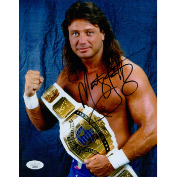 Marty Jannetty WWE WWF WCW Wrestler Signed 8x10 Glossy Photo JSA Authenticated Marty Jannetty WWE WWF WCW Wrestler Signed 8x10 Glossy Photo JSA Authenticated