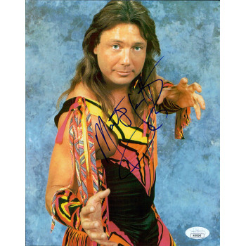 Marty Jannetty WWE WWF WCW Wrestler Signed 8x10 Glossy Photo JSA Authenticated