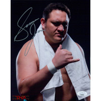 Samoa Joe TNA Wrestling Signed 8x10 Glossy Photo JSA Authenticated Samoa Joe TNA Wrestling Signed 8x10 Glossy Photo JSA Authenticated