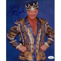 Jerry The King Lawler Signed WWF Wrestling 8x10 Glossy Photo JSA Authenticated Jerry The King Lawler Signed WWF Wrestling 8x10 Glossy Photo JSA Authenticated
