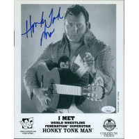Honky Tonk Man WWE WWF Wrestler Signed 8x10 Cardstock Photo JSA Authenticated Honky Tonk Man WWE WWF Wrestler Signed 8x10 Cardstock Photo JSA Authenticated