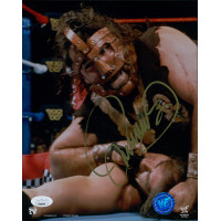 Mankind Mick Foley WWE WWF Wrestler Signed 8x10 Glossy Photo JSA Authenticated Mankind Mick Foley WWE WWF Wrestler Signed 8x10 Glossy Photo JSA Authenticated