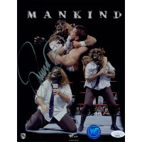 Mankind Mick Foley WWE WWF Wrestler Signed 8x10 Glossy Photo JSA Authenticated Mankind Mick Foley WWE WWF Wrestler Signed 8x10 Glossy Photo JSA Authenticated