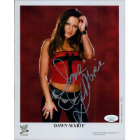 Dawn Marie WWE WWF Diva Wrestler Signed 8x10 Glossy Photo JSA Authenticated