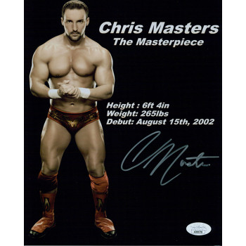 Chris Masters WWE NWA TNA Wrestling Signed 8x10 Glossy Photo JSA Authenticated Chris Masters WWE NWA TNA Wrestling Signed 8x10 Glossy Photo JSA Authenticated