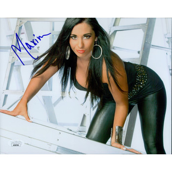 Maxine Karlee Perez NXT WWE Wrestler Signed 8x10 Glossy Photo JSA Authenticated