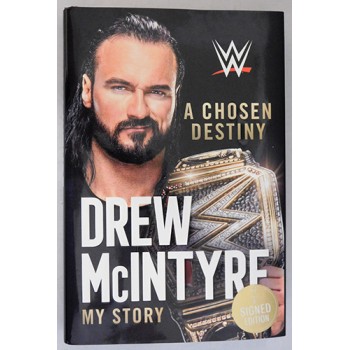 Drew McIntyre A Chosen Destiny Signed 1st Ed Hardcover Book JSA Authenticated