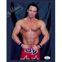 JD Michaels Wrestler Signed 8x10 Glossy Photo JSA Authenticated JD Michaels Wrestler Signed 8x10 Glossy Photo JSA Authenticated