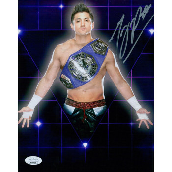 T. J. Perkins WWE TNA ROH Wrestler Signed 8x10 Glossy Photo JSA Authenticated