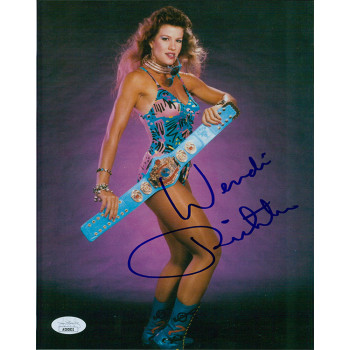 Wendi Richter WWF WWE Wrestler Signed 8x10 Glossy Photo JSA Authenticated Wendi Richter WWF WWE Wrestler Signed 8x10 Glossy Photo JSA Authenticated