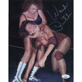 Wendi Richter WWF WWE Wrestler Signed 8x10 Glossy Photo JSA Authenticated Wendi Richter WWF WWE Wrestler Signed 8x10 Glossy Photo JSA Authenticated