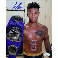 Lio Rush WWE Wrestler Signed 8x10 Glossy Photo JSA Authenticated Lio Rush WWE Wrestler Signed 8x10 Glossy Photo JSA Authenticated