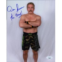 Dan The Beast Severn Signed NWA WWF Wrestling 8x10 Glossy Photo JSA Authentic Dan The Beast Severn Signed NWA WWF Wrestling 8x10 Glossy Photo JSA Authentic