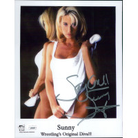 Sunny WWF WWE ECW WCW Diva Wrestler Signed 8x10 Glossy Photo JSA Authenticated Sunny WWF WWE ECW WCW Diva Wrestler Signed 8x10 Glossy Photo JSA Authenticated
