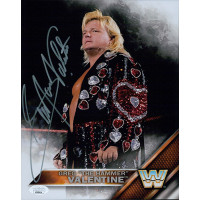 Greg The Hamer Valentine WWE WWF Wrestler Signed 8x10 Glossy Photo JSA Authentic Greg The Hamer Valentine WWE WWF Wrestler Signed 8x10 Glossy Photo JSA Authentic