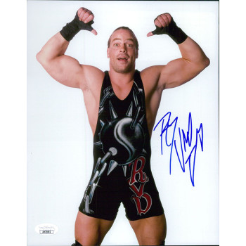 Rob Van Dam WWE WWF Wrestler Signed 8x10 Glossy Photo JSA Authenticated