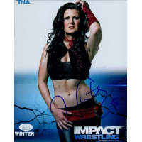 Winter Katie Lea Burchill TNA Wrestling Signed 8x10 Glossy Photo JSA Authentic Winter Katie Lea Burchill TNA Wrestling Signed 8x10 Glossy Photo JSA Authentic