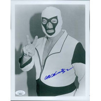 Mr. Wrestling II Johnny Walker WWF Signed 8x10 Glossy Photo JSA Authenticated Mr. Wrestling II Johnny Walker WWF Signed 8x10 Glossy Photo JSA Authenticated